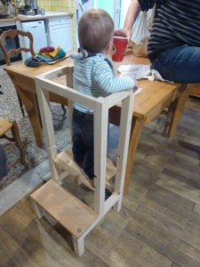 Escabeau pour enfant.